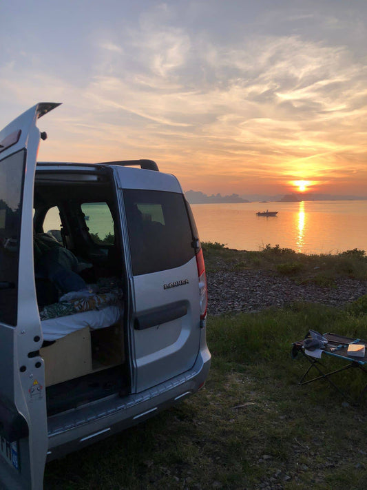 Een weekend in Bretagne in een omgebouwde bestelwagen